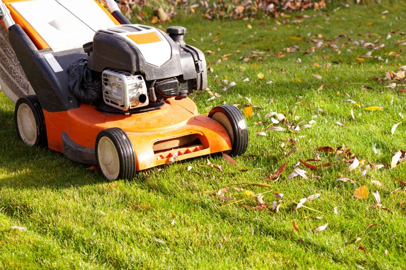 Lawn Equipment Ready for Fall Cleanup